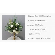 Flower Arrangement With Birch Vase