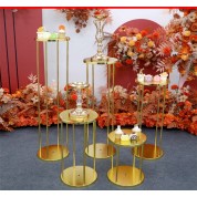 Bowl Gold Plastic For Flower Arrangements