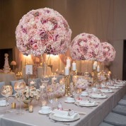 Table Decoations Using Paper Flowers For Weddings