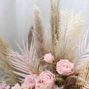 Flower Arrangement With Orchid And Bark