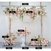 Neutral Wedding Decor With Black Lines