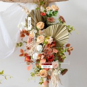 Garnet Gold And Fig Wedding Decor