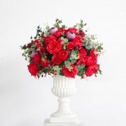 Dried Flower Arrangement With Vase