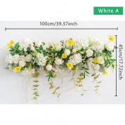 Cream Artificial Flowers In Vase