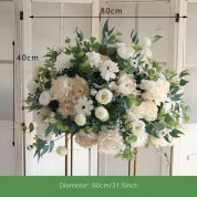 Cream And White Flower Arrangements