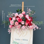 Flower And Bling Wedding Decor