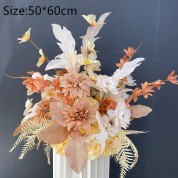 Coral Wedding Flower Balls