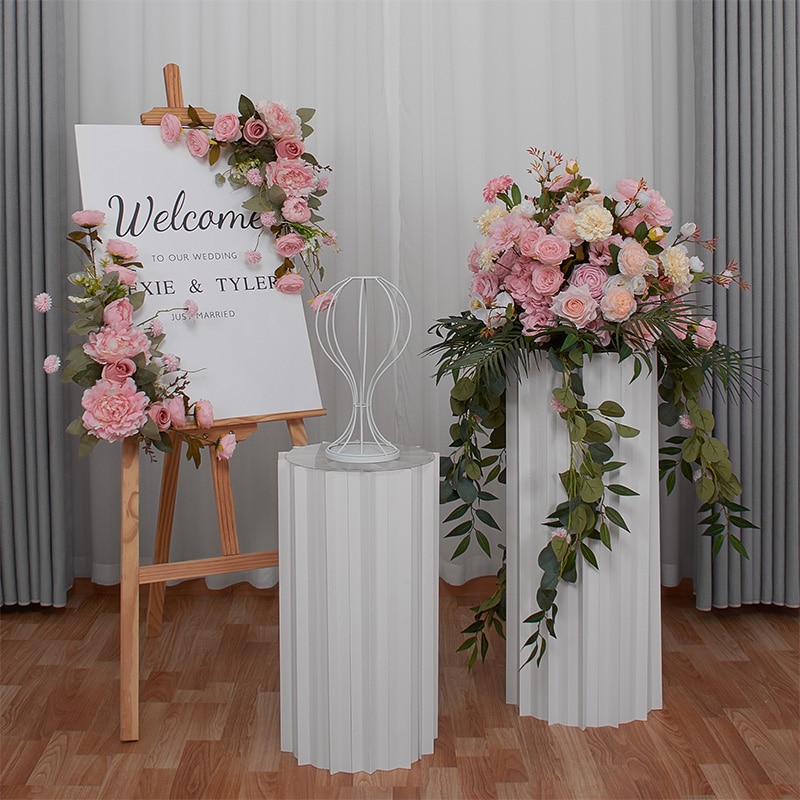 wedding aisle decor outside10