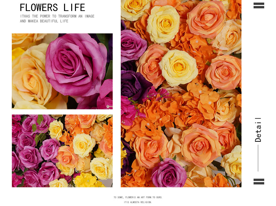 Arranging the flowers in a visually appealing and balanced way