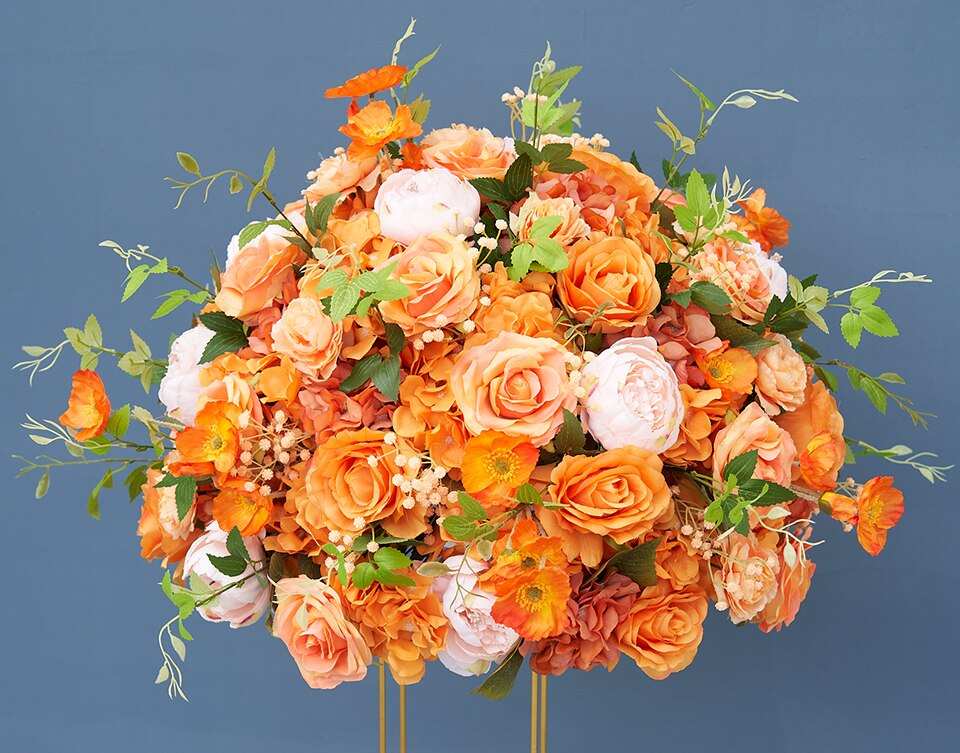 artificial flowers peach2