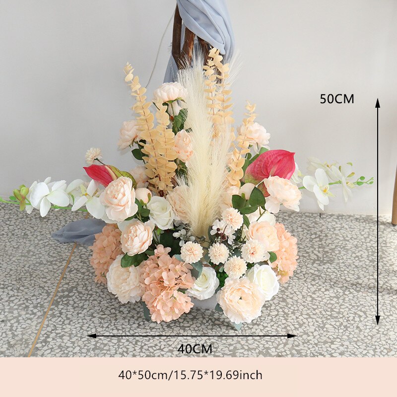 horizontal lie design flower arrangement1