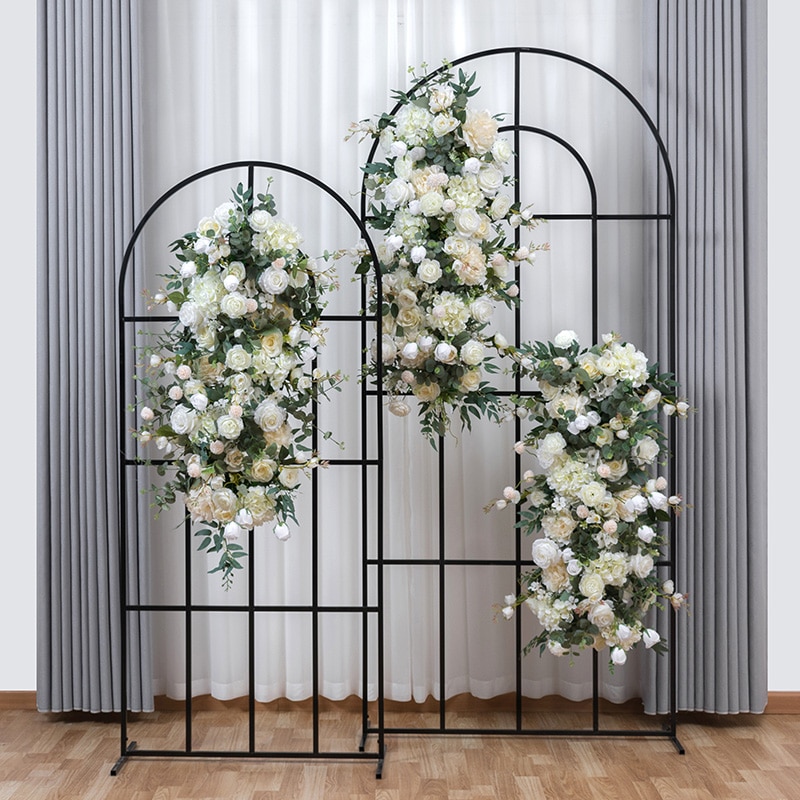 large floral hoop wedding backdrop1