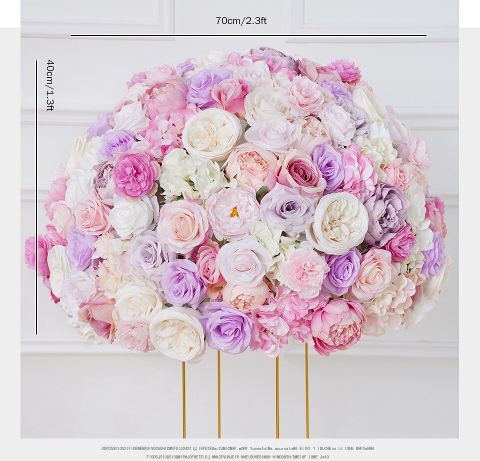 artificial flowers peach1