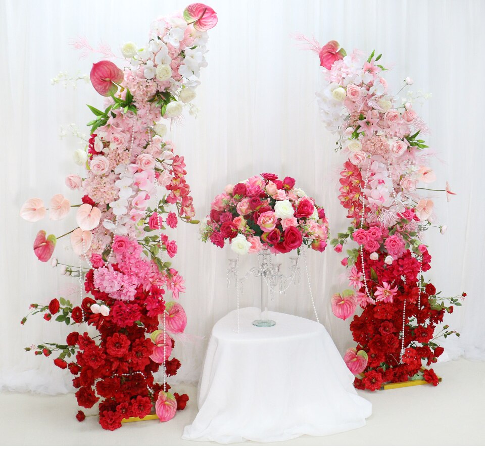 winter wonderland wedding flower arrangements9