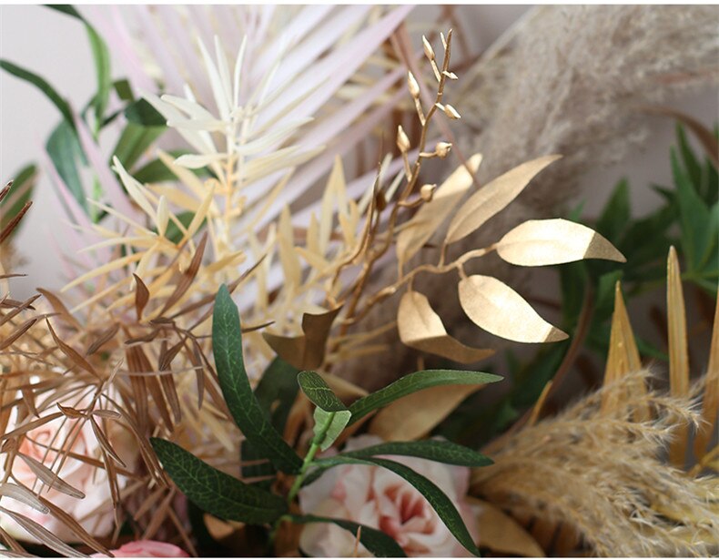 flower arrangement with orchid and bark9