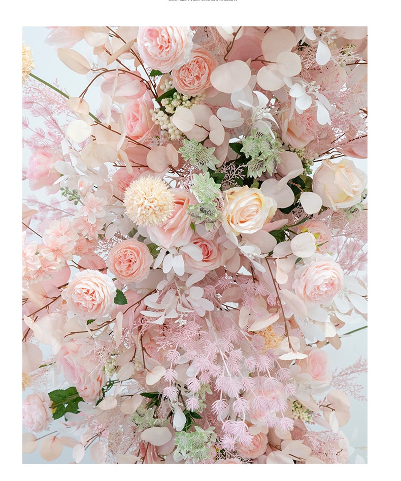 light pink rose wedding table decorations4