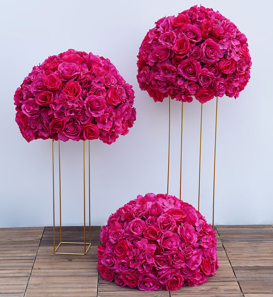 fake flower decor for wedding4