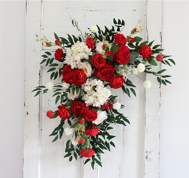 indoor rustic wedding arch9