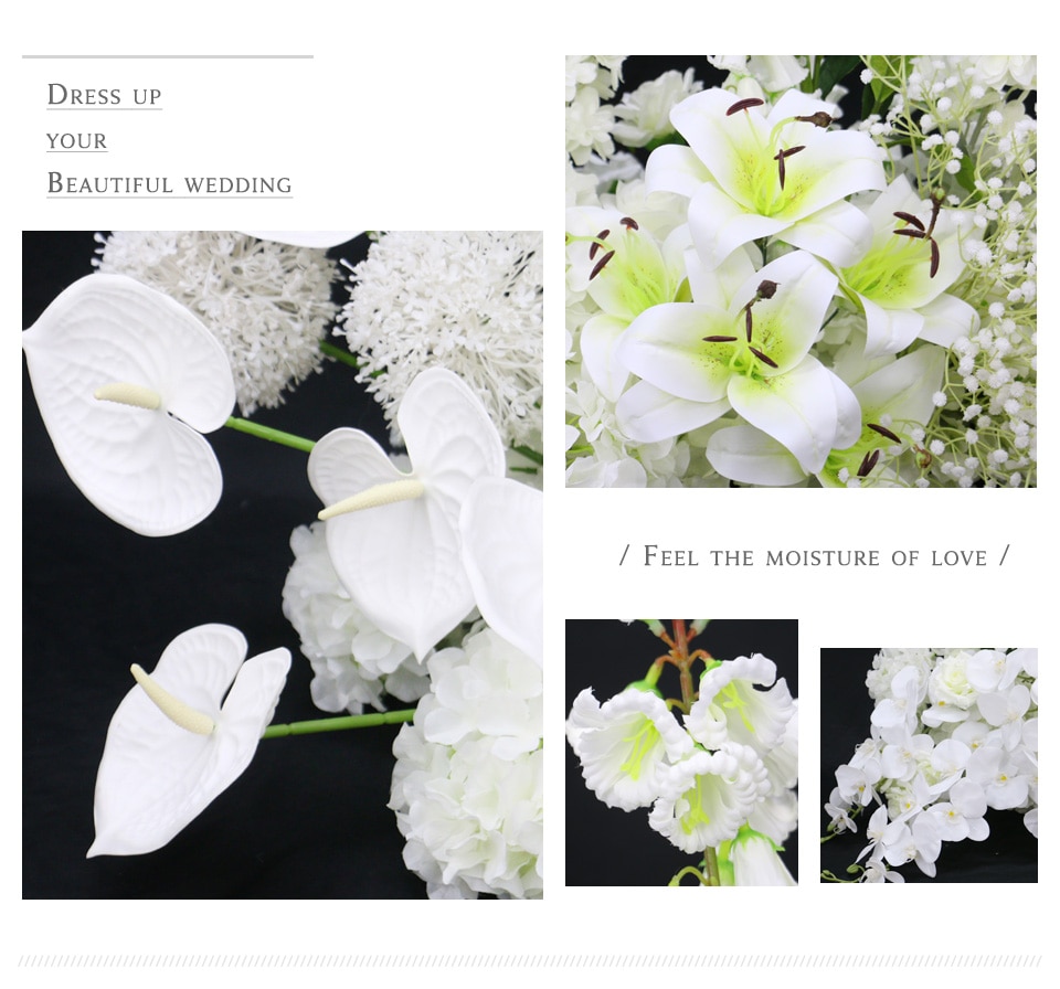 white gardenia artificial flowers2