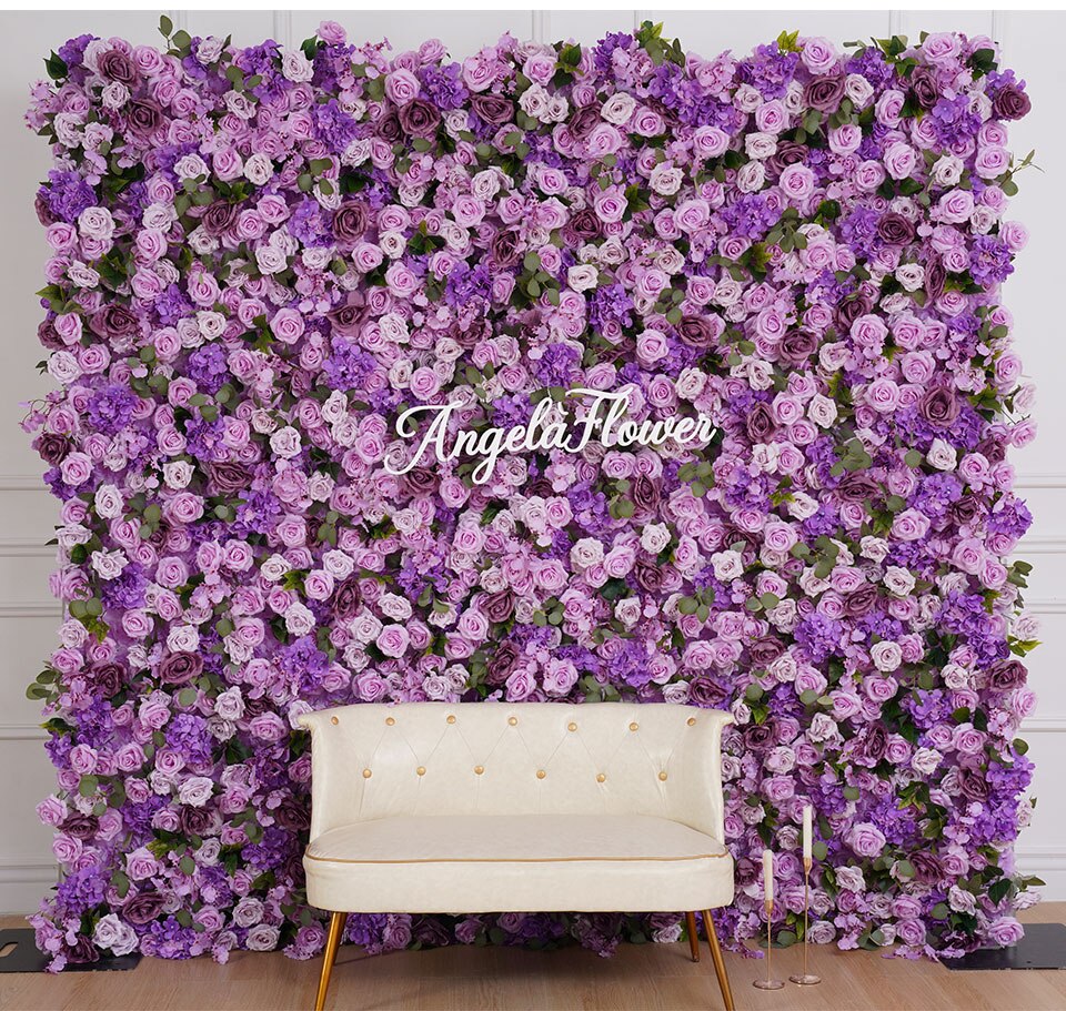 tiffany blue 3d flower wall backdrop7