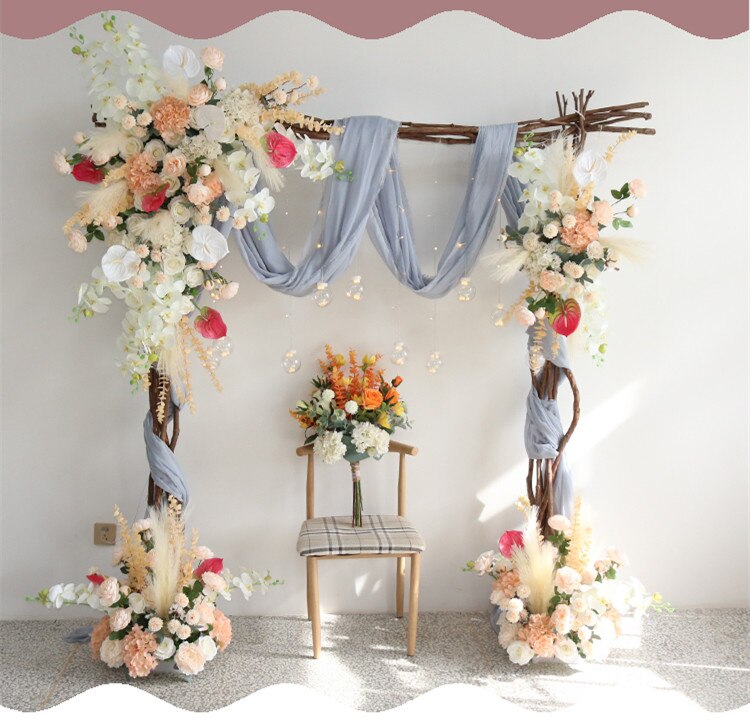 horizontal lie design flower arrangement