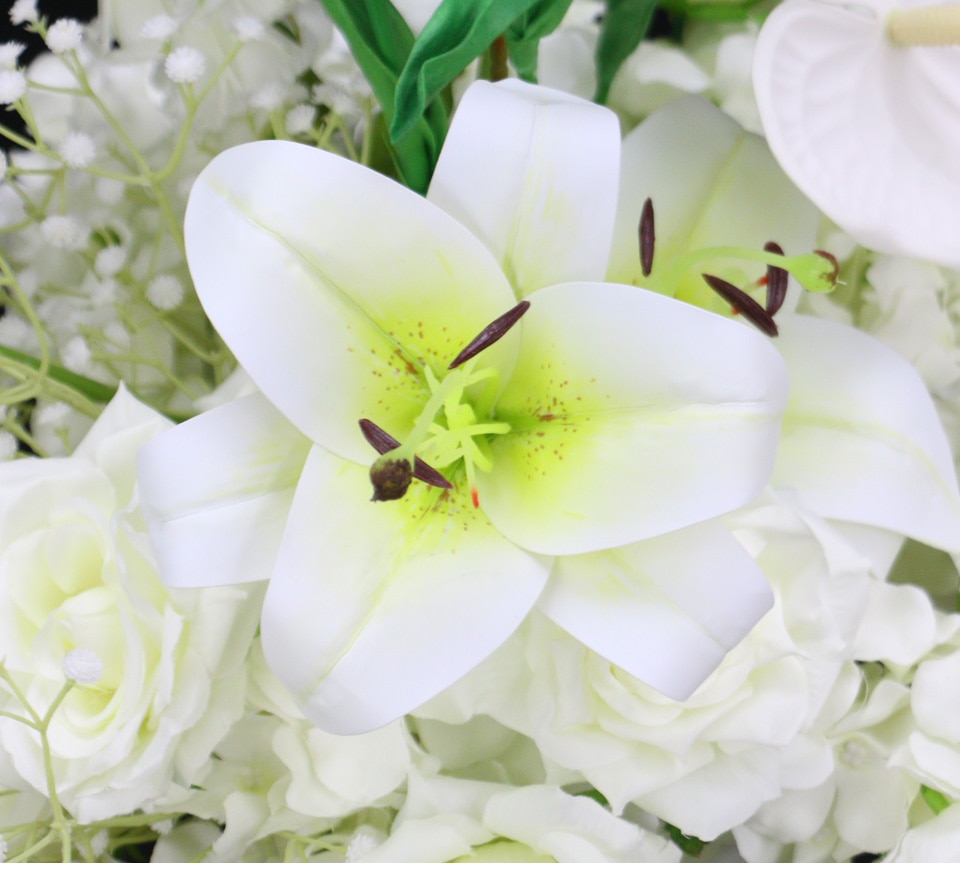 white gardenia artificial flowers3