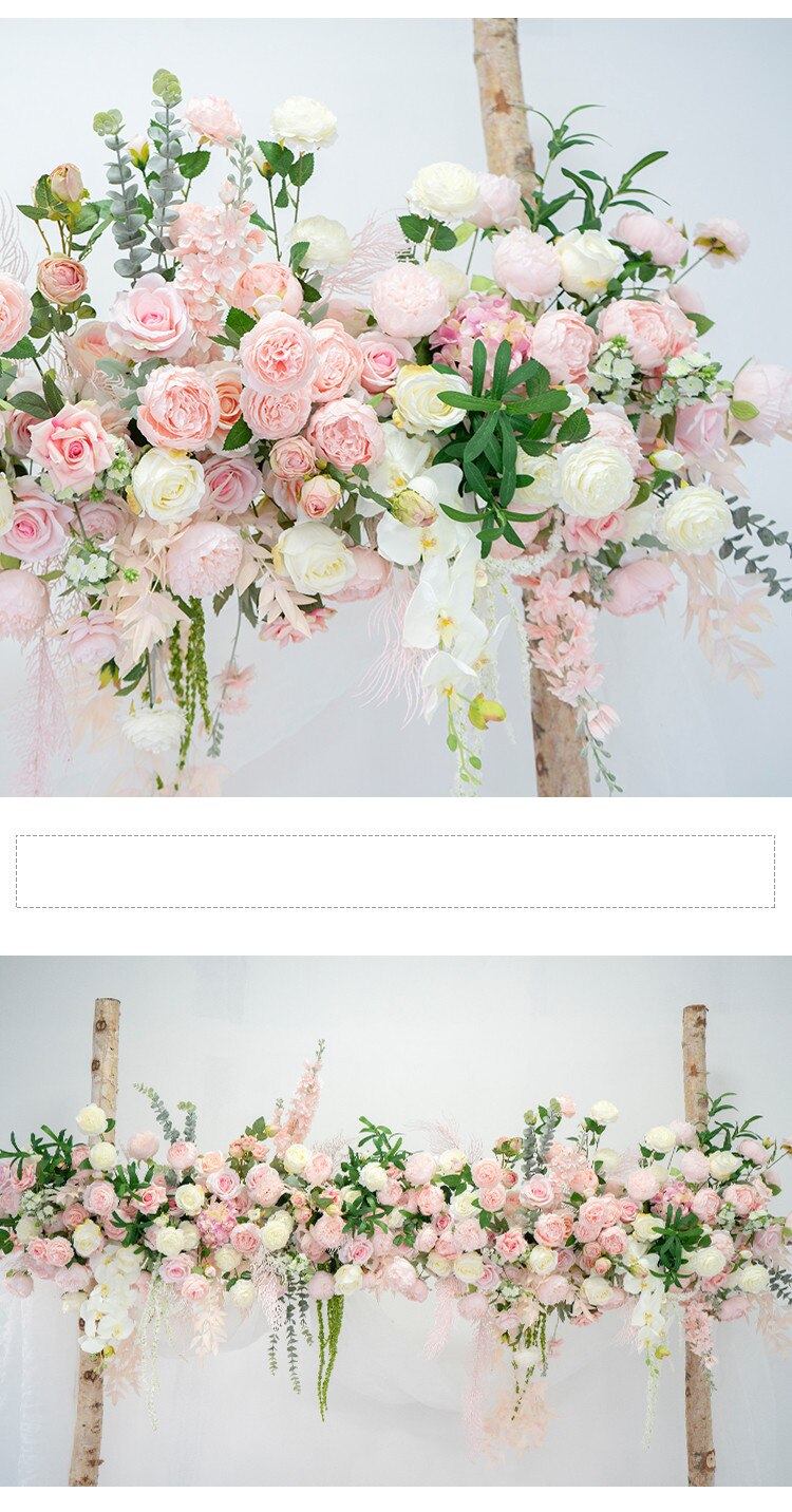 neutral wedding decor with black lines8