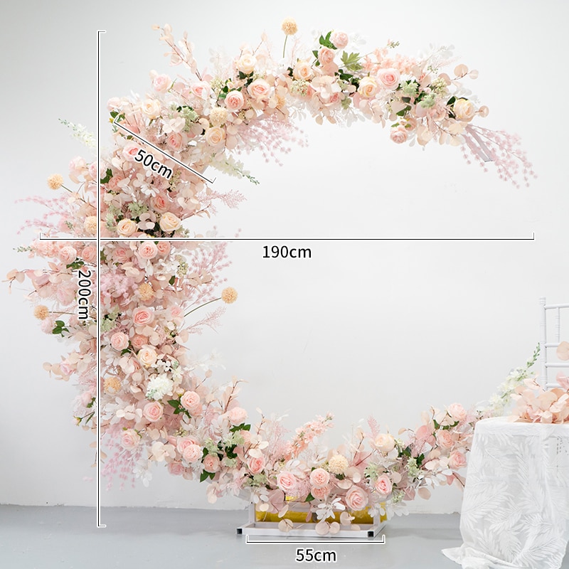 light pink rose wedding table decorations1